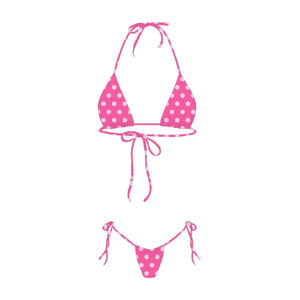 Nuevo Diseño de Bikini de Dos Piezas con Tanga de Cintura Alta para Mujer, con Estampado, Colores y Logotipo Personalizables, Servicio OEM - Product Image 6