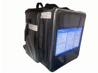 Mochila Publicitaria Digital Portátil de 18.5 Pulgadas con Pantalla LCD de Alto Brillo para Caminar o Andar en Bicicleta
