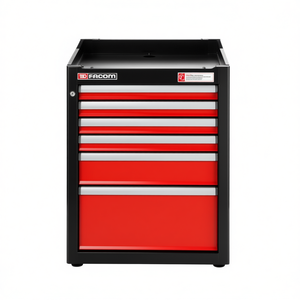 Gabinete de Herramientas Facom de Una Sola Base con 6 Cajones, Color Rojo - Product Image 2