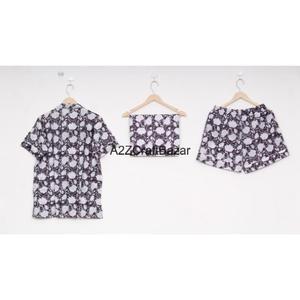 OEM Bamboo Cotton V-neck Women Pajamas Set Custom Logo Spring Summer Shorts Sleeveless <b>Top</b> Quick Dry Breathable <b>Cherry</b> Weddings - Product Image 5