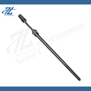 Tubo de succión de piscina quirúrgica veterinaria Manual de acero inoxidable de alta calidad Dispositivo de succión quirúrgica de 10 "Reutilizable 23Fr Medical - Product Image 2