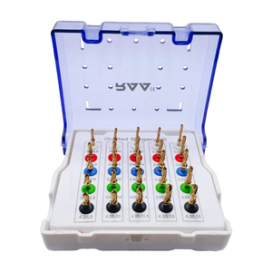 Dental <b>Guided</b> Surgery <b>Drill</b> Kit Manual Stainless Steel Cone <b>Drill</b> Set with Stopper CE Certified for Implant Procedures - Product Image 1