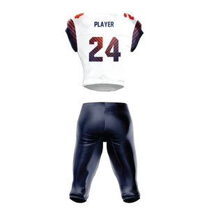 ชุดเสื้อฟุตบอลอเมริกันแขนสั้นผู้ชายชุดเสื้อฟุตบอลเปล่าราคาประหยัด - Product Image 2