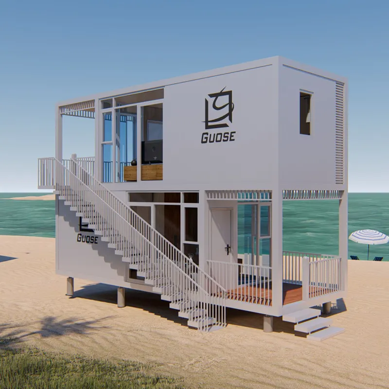 Vakantie Mobiele Container Woningen 20FT Prefab Draagbare Container Huis Villa