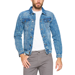 Premium Quality Men's New Style <b>Denim</b> <b>Jacket</b> <b>Custom</b> Logo Design Breathable and Stylish for Winter Casual Washed Techniques - Product Image 5