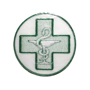 Vêtements patchs broderie Logo personnalisé broderie lettre patchs coudre sur vêtement patchs en gros broderie Patch logo badge - Product Image 3