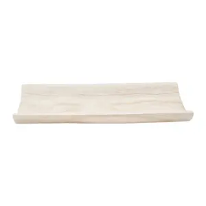 Bandeja de servicio de madera de Venta caliente con mango revestido negro nueva bandeja de servicio para servir comida nuevo plato de servicio - Product Image 5