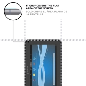 ตัวป้องกันหน้าจอป้องกันการกระแทกสำหรับแท็บเล็ตซันสเตค TAB77DUAL เพิ่มประสิทธิภาพการอ่านและความทนทาน - Product Image 4