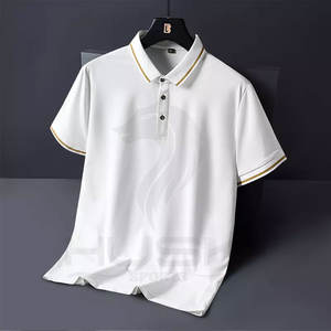 Camiseta de algodón y poliéster para hombre, POLO de alta calidad con logotipo personalizado bordado, venta al por mayor - Product Image 5