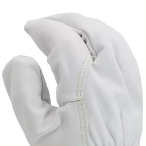 Gants de soudage en cuir de vachette de 14 pouces, très vendus, gants de sécurité industriels, gants de protection pour soudeurs, gants longs en cuir d'hiver - Product Image 4