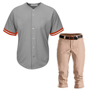 Offre Spéciale Ensembles d'uniformes de baseball respirants de haute qualité Derniers vêtements de sport personnalisés Nouveaux uniformes personnalisables de l'usine - Product Image 5