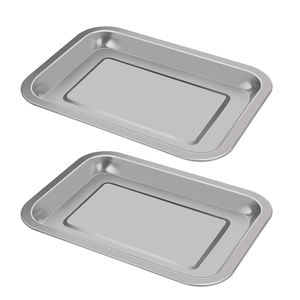 Bandeja de instrumentos de marca propia personalizada de diseño de acero inoxidable, bandeja de acero inoxidable quirúrgica para hospital al por mayor a la venta - Product Image 4