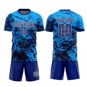 เสื้อฟุตบอลแขนสั้นสำหรับผู้ชายเสื้อกีฬาเสื้อฟุตบอลพิมพ์โลโก้แบบกำหนดเอง - Product Image 4
