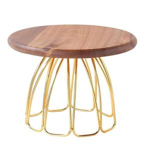 Modern Metal Round Cake Stands Metal Cupcake Holder Dessert Table Display Set for Wedding Birthday Party <b>Baby</b> <b>Shower</b> Celebration - Product Image 1