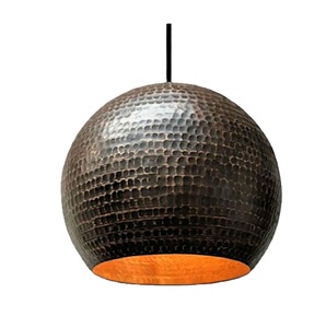 Best Trending Vintage Industrial Pendant Hammer Metal <b>Lamp</b> Metal Cooper Pendant Lights Customized Size Shape <b>Colour</b> - Product Image 4