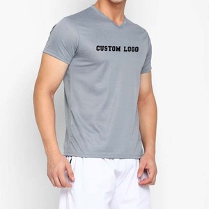 เสื้อผู้ชายขนาดใหญ่พิเศษเสื้อ100% ผ้าฝ้ายโพลีเอสเตอร์คอวีฤดูร้อน - Product Image 5