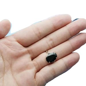 Anillo de mujer Piedra preciosa de ónix negro natural Piedra natal de Diciembre Aniversario Día DE LA MADRE Joyería hecha a mano Anillo de plata esterlina 925 - Product Image 1