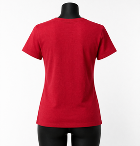 Camisetas de Mujer al por Mayor, Último Diseño, 100% Algodón Elástico, Camisetas Casuales de Color Sólido, Última Moda - Product Image 2
