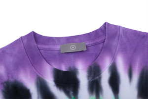 T-shirt à manches courtes surdimensionné en coton lavé à l'acide avec impression de logo personnalisée en gros - Product Image 3