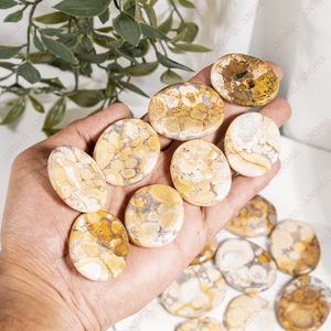 Piedras de Meditación Ovaladas Pulidas de Color Natural Intenso al por Mayor para Decoración - Product Image 3