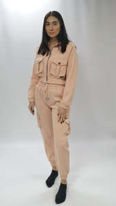 Nuevo estilo, logotipo personalizado, ropa de entrenamiento para mujer, chándal, jersey de 2 piezas, pantalones con capucha, conjuntos de chándal para mujer, conjunto de chándal para correr - Product Image 3