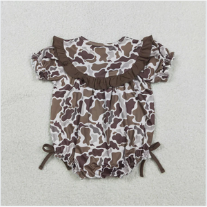 ชุดรอมเปอร์เด็กทารกหญิงลายพรางสีน้ำตาล SR3888เพื่อนซี้ - Product Image 2