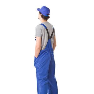 Overol de Protección para Mecánicos, Personalizable con Nombre, para Hombre y Mujer, en Azul, Negro, Rojo, Verde, Gris, Amarillo, Naranja, OEM - Product Image 3