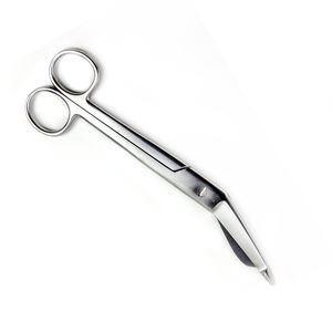 Venta al por mayor Lister vendaje tijeras de acero inoxidable de alta calidad vendaje tijeras quirófano tijeras 18cm - Product Image 4