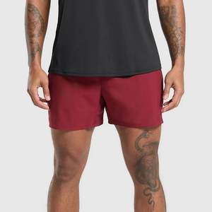 Maroon High Quality Stretch Micro <b>Cool</b> <b>Shorts</b> Casual Drawstring Custom Logo Sports Active Workout Gym Athletic <b>Shorts</b> - Product Image 2