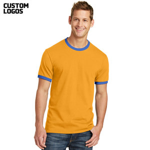 Camiseta de Algodón para Hombre, Corte Regular, Color Sólido, Cuello Redondo, Ultra Suave, Algodón Puro, Informal - Product Image 1