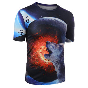 Camiseta DTG de algodón premium, suave, transpirable, para uso diario, con estampado gráfico, cómoda, informal y a la moda para hombre. - Product Image 1