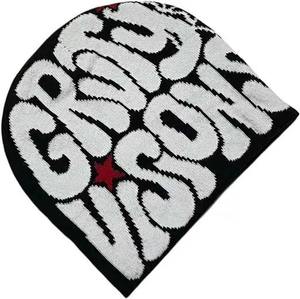 Wholesale Customized Men's Fashionable Casual Beanie Caps Breathable Streetwear with Private Label Image Style - Product Image 2