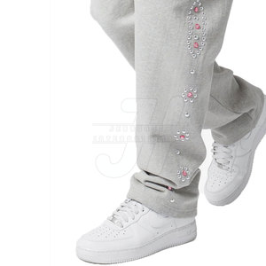 กางเกงพลอยเทียมสำหรับผู้ชายกางเกงผ้าคอตตอนผ้าโพลีเอสเตอร์ทรงสลิมฟิตสำหรับผู้ชายดีไซน์ตามสั่ง - Product Image 6