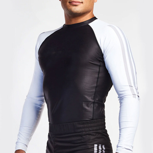 Personalizada Rash Guard Poliéster Transpirable Sublimación Impreso Alta Calidad Diseño Personalizado Rashguard Hombres Rash Guard - Product Image 6