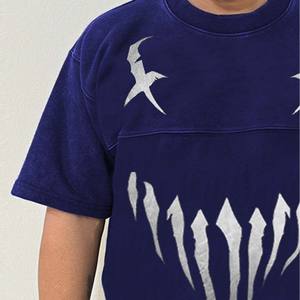 T-shirt OEM de fitness et de gymnastique personnalisé pour hommes, dernier modèle avec impression de logo, vêtements de sport unis à manches courtes en tricot pour garçons - Product Image 4