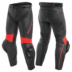 Pantalones de cuero de moto de talla grande a prueba de viento para hombre hechos a medida estilo OEM último diseño de moda de alta calidad - Product Image 1