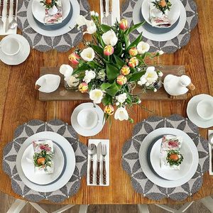 Best Theme Design Glass <b>Beads</b> <b>Placemat</b> Best for Parties & Other Functions Tableware Decorative <b>Placemat</b> Are Made of High Quality - Product Image 5