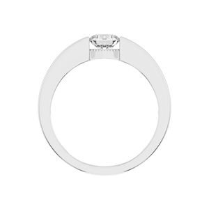 Bague en argent 925 avec diamant Moissanite-Bijoux de luxe durables pour chaque occasion bague de fiançailles - Product Image 3