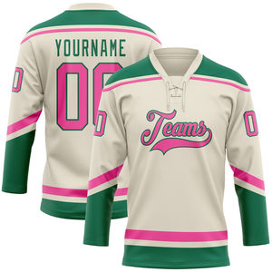 Nouveau maillot de hockey sur glace robuste avec logo personnalisé en gros-100% maillot de hockey sur glace en polyester - Product Image 3