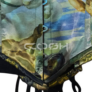 Roman Print Sublimated Overbust Underwire Slimming Corset Fashion <b>Top</b> | Vintage Renaissance <b>Aesthetic</b> Bustier - Product Image 5