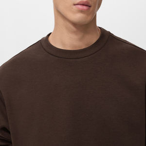 Sudadera de Manga Larga para Hombre con Diseño de Logotipo Personalizado, Servicio OEM, Ropa Casual, Puños y Cintura Acanalados para un Ajuste Relajado - Product Image 2