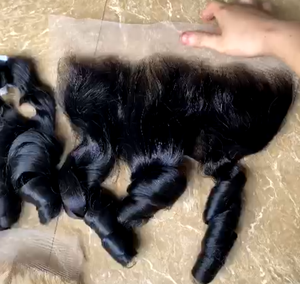 Cabello Humano Virgen Vietnamita al por Mayor, Ondulado Suelto, Ondas Profundas, Remy, Doble Trama a Máquina, Todos los Colores Disponibles, 100 Gramos, GUGU HAIR - Product Image 1