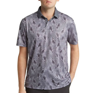 Nueva tela cómoda de manga corta para hombre de alto rendimiento para Polo, logotipo personalizado impreso, tela tejida de alta calidad - Product Image 1