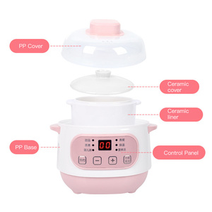 Pentola di zuppa stufato tazza di pentola piccola stufato tazza di vapore tazza di stufato di ceramica tazza - Product Image 6