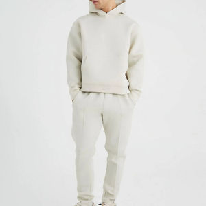 Streetwear Essentials 100% coton à capuche et pantalon de survêtement ensemble pull-over Sweat Suit2025 - Product Image 2