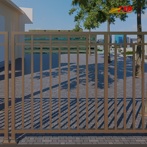 Panneaux de clôture élégants en métal en fer forgé à usage extérieur pour les portes de jardin, les allées et la sécurité résidentielle - Product Image 5