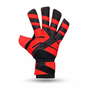 Gants de gardien de but professionnels pour hommes en latex allemand de qualité supérieure, personnalisables, avec sangle de poignet réglable et fermeture auto-agrippante - Product Image 1