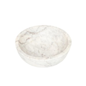 <b>Large</b> Hand-carved Marble <b>Serving</b> <b>Bowl</b> for Salads Single Piece with extra Great Quality and Material at Very Good Cost - Product Image 4