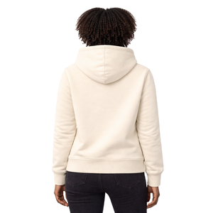 เสื้อฮู้ดไหมพรมสีงาช้าง สไตล์สมาคมนักศึกษาหญิงกรีก สีชมพูและสีเขียว สำหรับนักศึกษาหญิง  ทันสมัย สบายๆ - Product Image 2