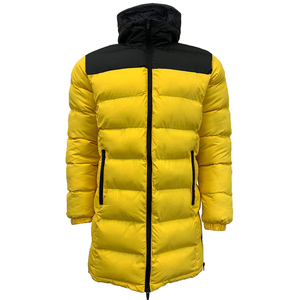 Chaqueta acolchada OEM Fabricante personalizado Diseño de logotipo Abrigo largo acolchado para hombre Chaqueta y abrigos acolchados con capucha de burbuja de invierno para hombre - Product Image 3